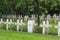 French cemetery from the First World War in Flanders belgium.