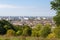 French city Bordeaux view from cenon town park