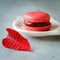 French Colorful Macarons Colorful Pastel Macarons. Small French cakes. Valentine`s day concept. Romantic morning