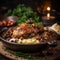 French Coq au Vin: tender chicken in a rich red wine sauce