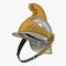 French Cuirassier Heavy Cavalry Officer Helmet Isolated 3D Illustration