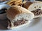French dip sandwich with french fries