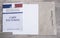 French Electoral Card Closeup, Presidential and Legislative Elections Concept