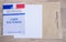 French Electoral Card Closeup, Presidential and Legislative Elections Concept