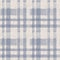 French farmhouse woven blue plaid check seamless linen pattern. Rustic tonal country kitchen gingham fabric effect