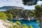 French fjords, Calanques national park, Calanque d& x27;En Vau bay, Cassis, azure coast of Provence