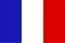 French flag, texturised