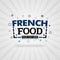 French food cover book recipes for food blog logos and french restaurants