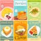 French Food Mini Posters Set