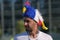 French football fan in Saint Petersburg during FIFA World Cup Russia 2018