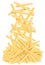 French fries falling on the heap