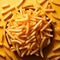 French fries, fast food plate, quick snack, junk food - AI generated image