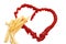 French fries and heart