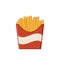 French fries icon. Vector.
