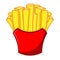 French Fries Mascot cartoon illustration