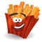 French Fries Mascot Character