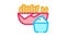 french fries with mayonnaise sauce Icon Animation