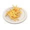 French Fries On Paper Plate 3D Render