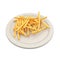 French Fries On Paper Plate 3D Render