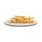 French Fries On Paper Plate 3D Render