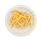 French Fries On Paper Plate 3D Render