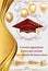 French graduation greeting card, also for print