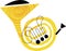 French Horn Musical Instrument