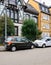 French house in Alsace with two parked cars in front