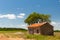 French landscape with barn