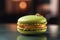 French macaron in elegant presentation. AI Generative