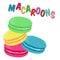 French macaroon cookies