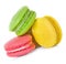 French macaroons close-up