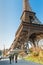 French military guarding Eiffel tower in Paris