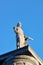 French missionary Nelson`s column monument in Montreal, Quebec, Canada