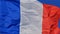 The French national flag in the wind