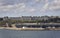 The French Naval Academy at Brest overlooks the Old German wartime fortifications and Submarine Pens.