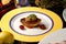 French Pan Fried fresh duck liver with Wine Cherry