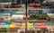 French pastries on display a confectionery shop