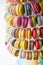 French pastry of different colors