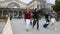French people and foreigner travelers walking in and out at Gare de Paris-Est