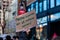 French placard at environmental rally