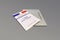 French presidential election - Electoral card and envelope