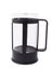 French press pot coffee maker composition isolated over the white background