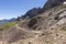 The french pyrenees towards the sarradets refuge