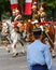 French Republican Guards during the ceremonial of french national day on July 14, 2014 in Paris, Champs