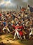 French Revolutionary Wars ca 1796. Fictional Battle Depiction. Generative AI.