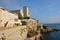 French Riviera, Antibes, Grimaldi castle, ramparts.