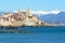 French Riviera, Antibes, the old town and Mercantour mountains