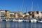 French Riviera, Golfe Juan, sea resort, marina.