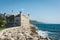 French Riviera town Menton medieval fortification